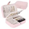 Šperkovnice - organizér na šperky - růžová 