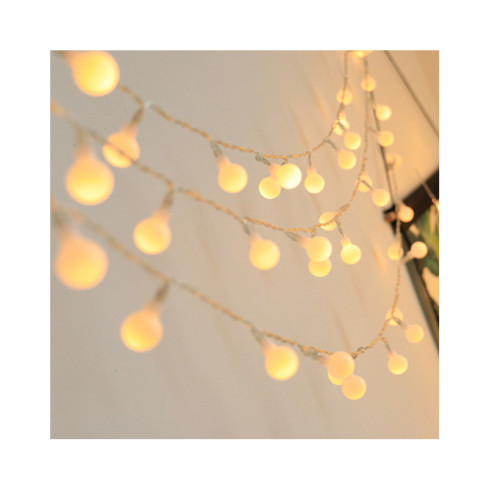 Svetelná reťaz 10 m 71 LED, teplá biela