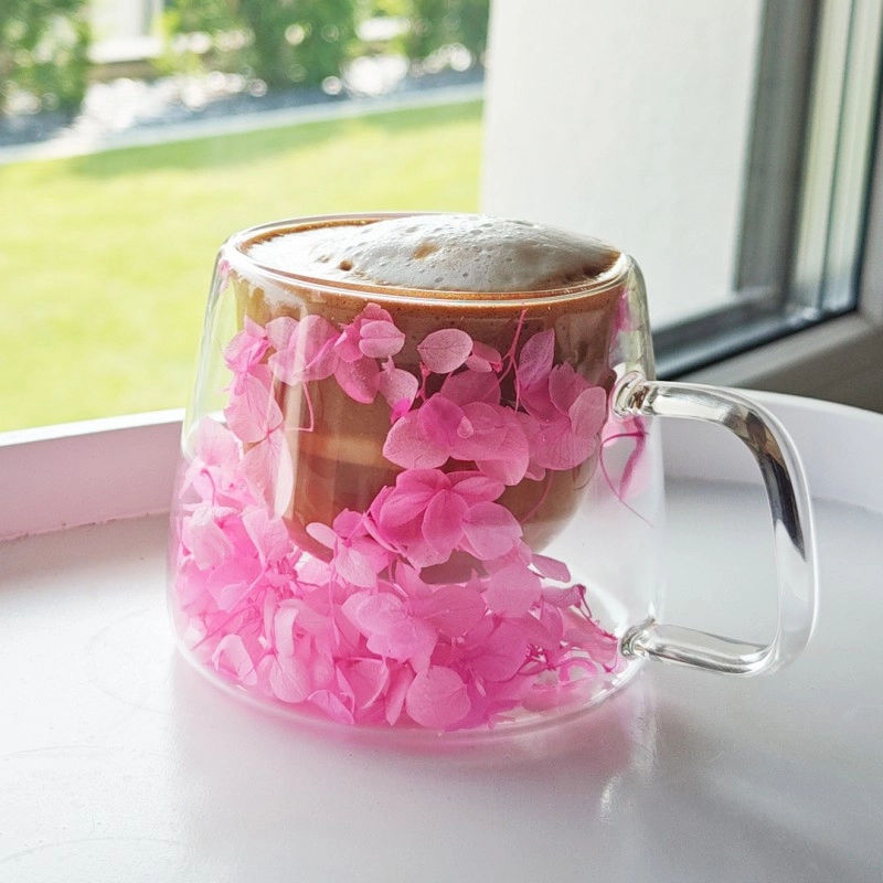 Termo sklenice s hortenziemi 180 ml, 1ks