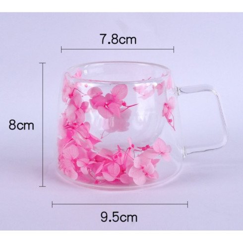 Termo pohár s hortenziami 180 ml, 1ks