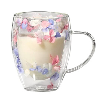 Termo pohár trojfarebné hortenzie 300 ml, 1ks