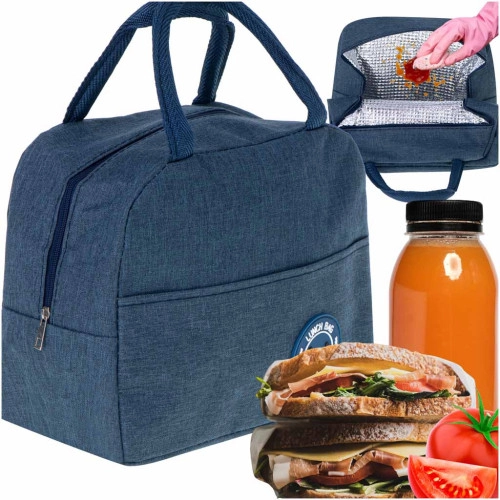 Termoizolační taška na oběd - modrá