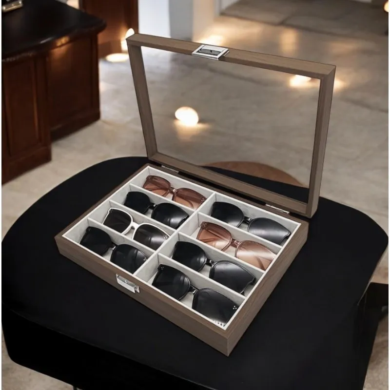 Úložný box, organizér na okuliare pre 8 ks