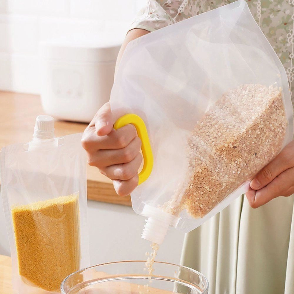 Uzavíratelné ekologické sáčky na potraviny, 5 ks