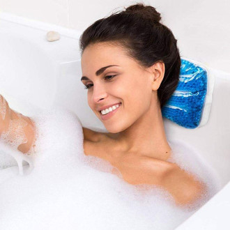 Vankúš do vane s prísavkami, 26 × 14,5 cm