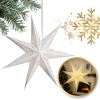 Veľká vianočná hviezda - biela 60 cm