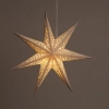 Veľká vianočná hviezda - biela 60 cm