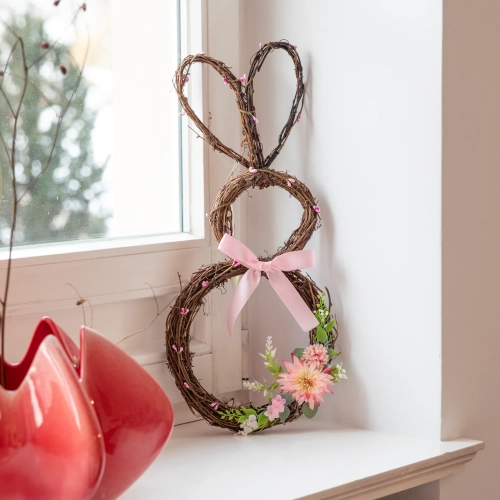 Decorațiune de Paște – coroniță Iepuraș