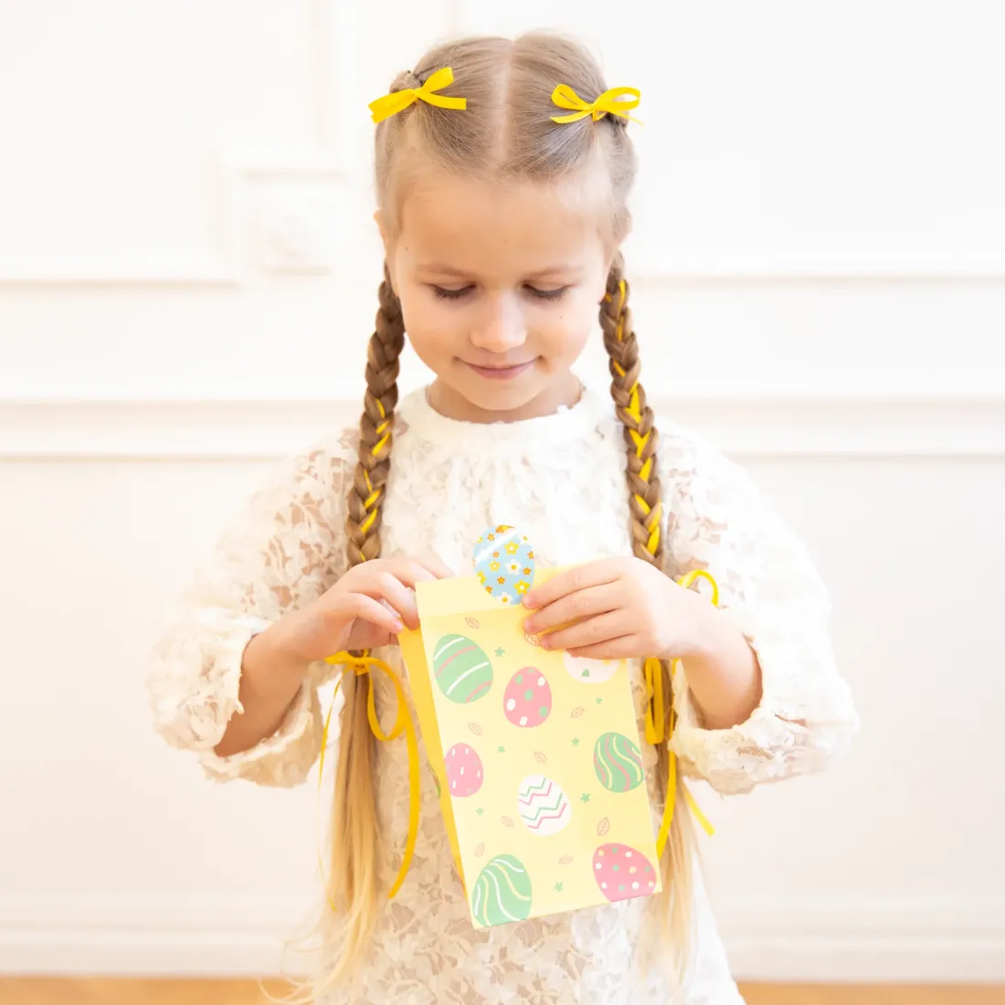 Velikonoční taštičky na bonbóny a čokoládky - sada 4 ks