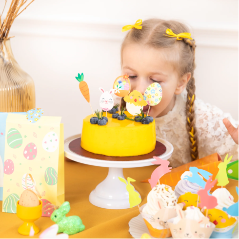 Veľkonočné zápichy na tortu a koláče - 5 ks