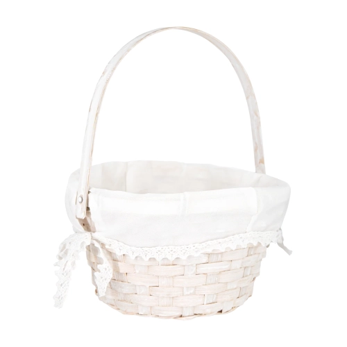 Coș de Paște pentru ouă – alb