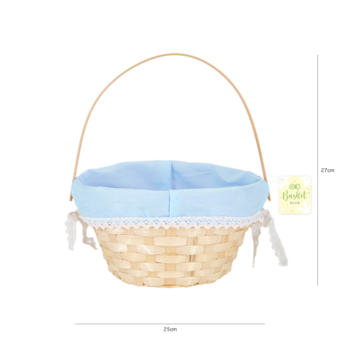 Veľkonočný košík na vajíčka - modrý