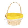 Húsvéti kosár sárga szövettel bélelve