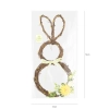 Coroniță de Paște galbenă cu iepuraș, 1 buc.