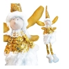 Vianočná dekorácia anjel 50cm - zlatý