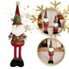 Vianočná dekorácia Santa Claus s teleskopickými nohami, 43 – 62 cm