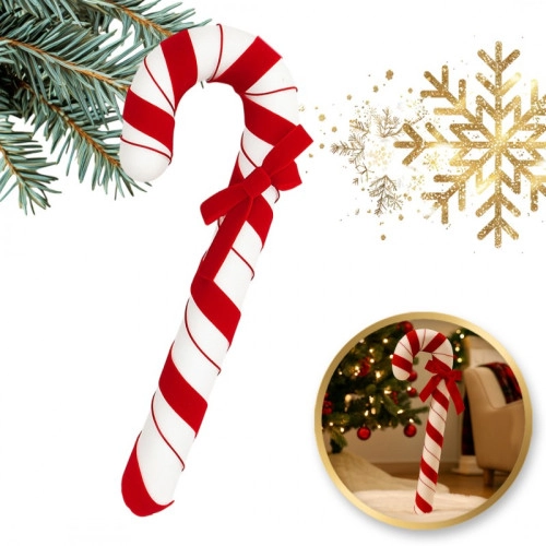 Vianočná dekoratívna ozdoba lízanka XXL, 33 cm