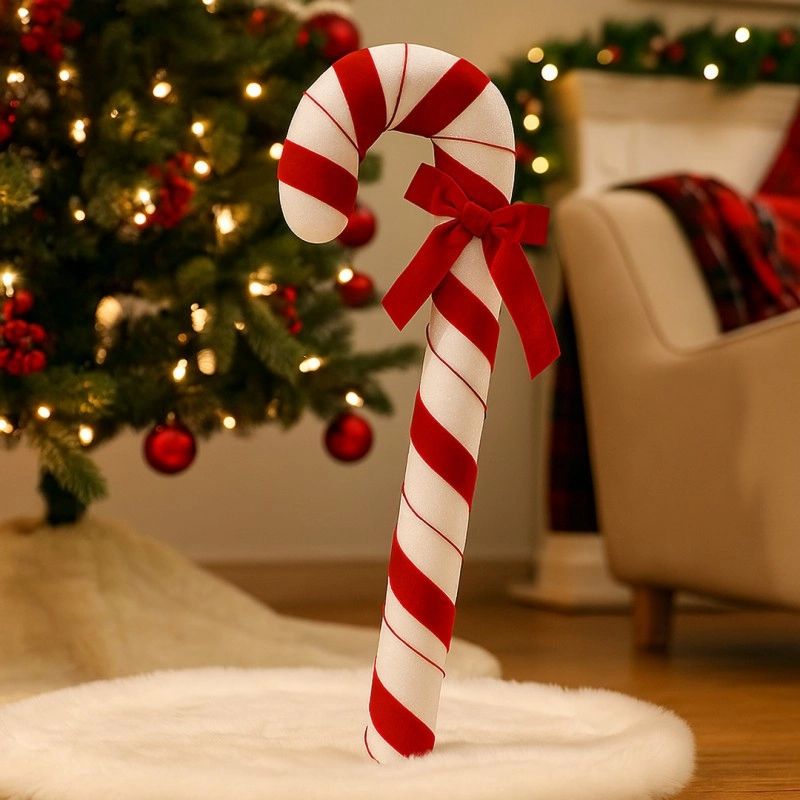 Vianočná dekoratívna ozdoba lízanka XXL, 33 cm