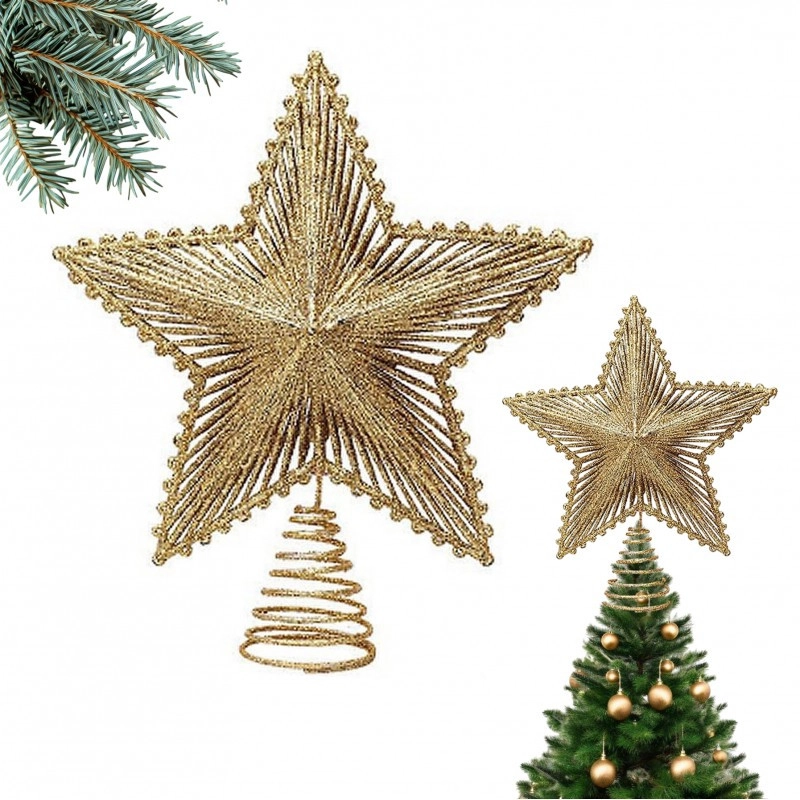 Vianočná hviezda na stromček, 20 x 23 cm