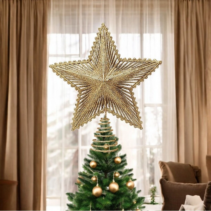 Vianočná hviezda na stromček, 20 x 23 cm