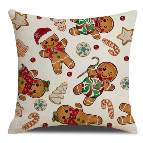 Vianočná obliečka na vankúš 45 × 45 cm, vianočné medovníky