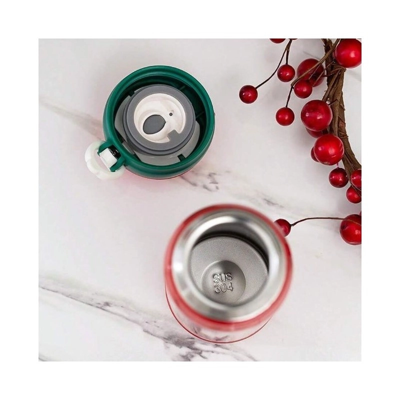 Vianočná termoska 500 ml, biela