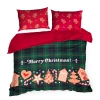 Vánoční povlečení z mikrovlákna zdobené roztomilými perníky 140x200 cm