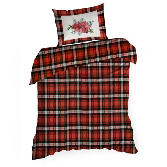 Vianočné posteľné obliečky Bliss z bavlny renforcé 140x200 cm