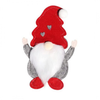 Vianočné puzdro na príbor - vianočný škriatok