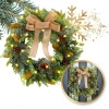 Vianočný  dekoratívny veniec na dvere, 45 × 45 cm