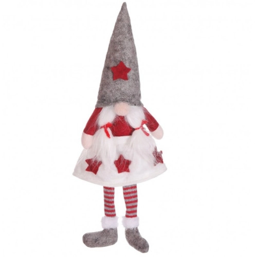 Vianočný plyšový škriatok, 32 cm