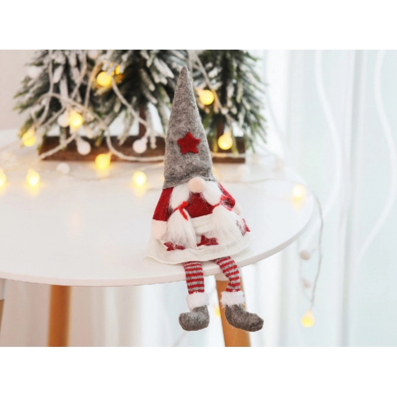 Vianočný plyšový škriatok, 32 cm