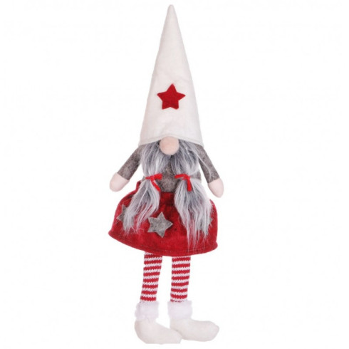 Vianočný plyšový škriatok, 32 cm