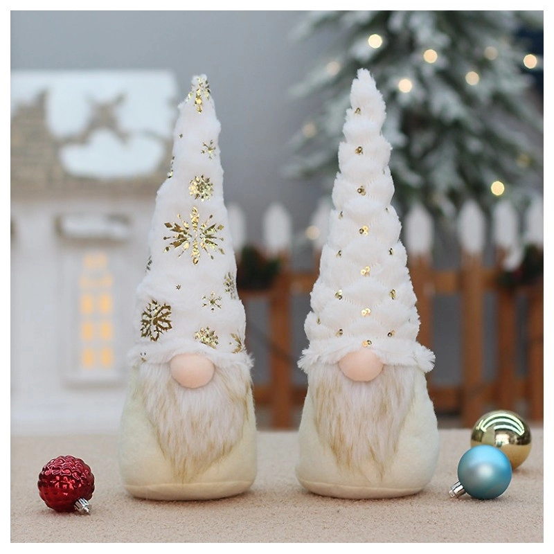 Vianočný plyšový trpaslík, 38 cm