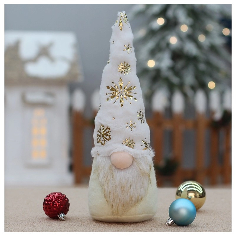 Vianočný plyšový trpaslík, 38 cm