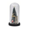Vianočný stromčekv v krištáľovom skle s LED osvetlením v darčekovom balení