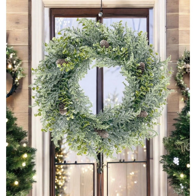 Vianočný veniec na dvere, priemer 38 cm 