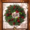 Vianočný veniec na dvere, priemer 45 cm