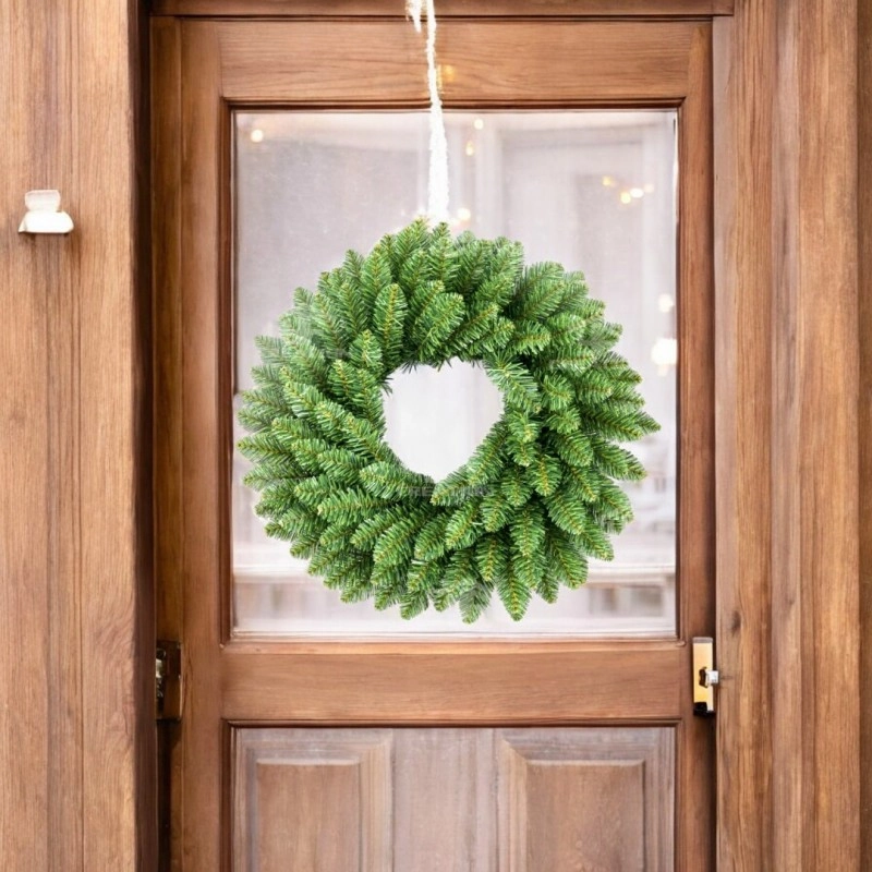 Vianočný veniec na dvere, priemer 50 cm