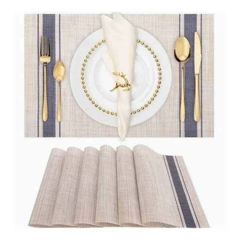 Vodeodolné prestieranie na stôl 30x45 cm - béžová 1 ks