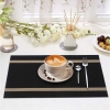 Vodeodolné prestieranie na stôl 30x45 cm - čierne 1 ks