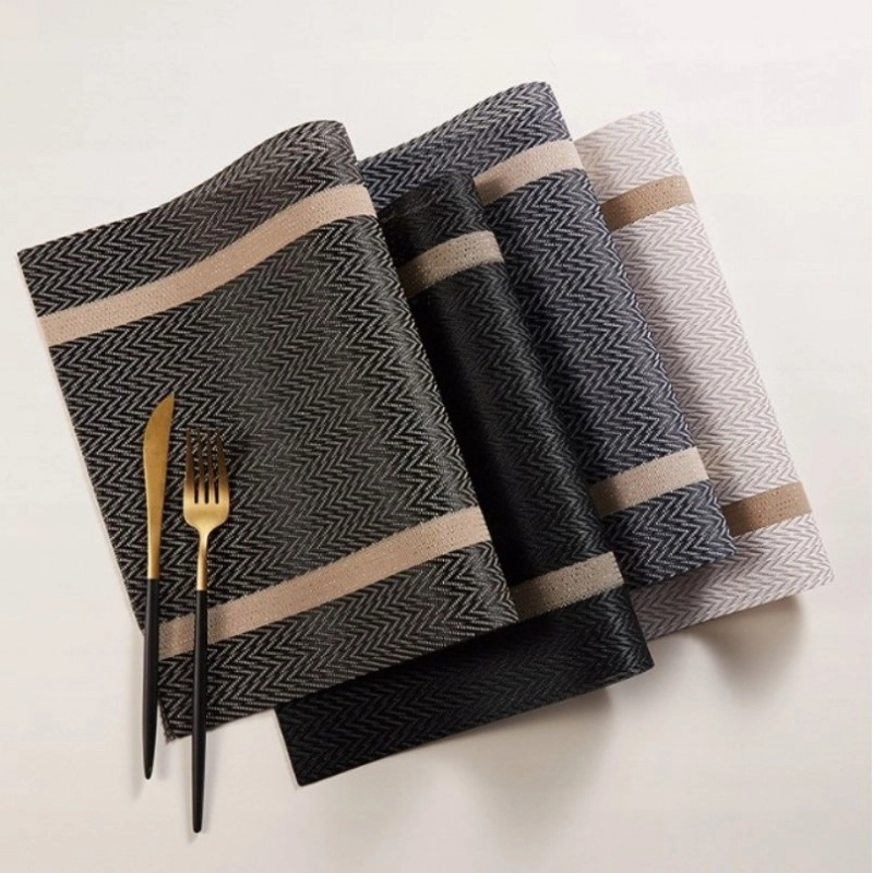 Vodeodolné prestieranie na stôl 30x45 cm - čierne 1 ks