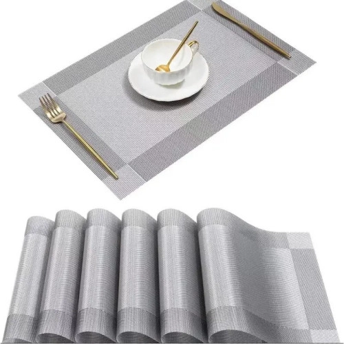 Vodeodolné prestieranie na stôl 30x45 cm - svetlo sivá 1 ks