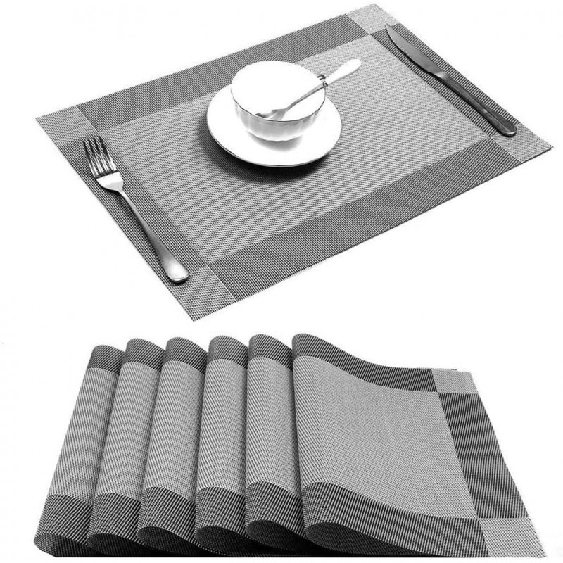 Vodeodolné prestieranie na stôl 30x45 cm - svetlo sivá 1 ks