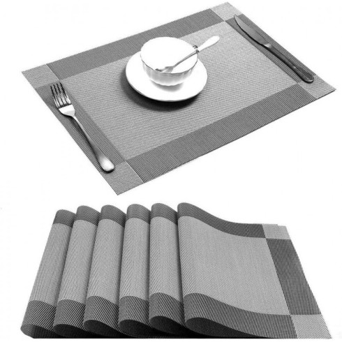 Vodeodolné prestieranie na stôl 30x45 cm - svetlo sivá 1 ks