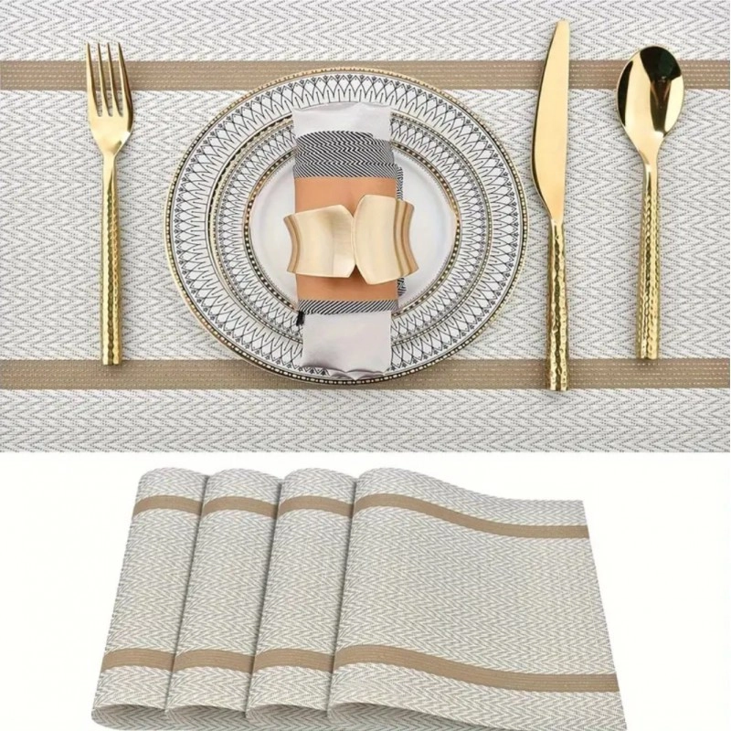 Vodeodolné prestieranie na stôl 30x45 cm - vzorované 1 ks