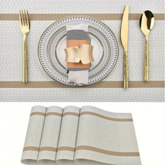 Vodeodolné prestieranie na stôl 30x45 cm - vzorované 1 ks