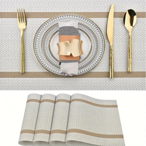 Vodeodolné prestieranie na stôl 30x45 cm - vzorované 1 ks