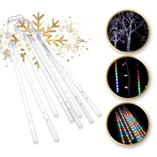 Vonkajšie LED osvetlenie Cencúle, multicolor, 210 cm