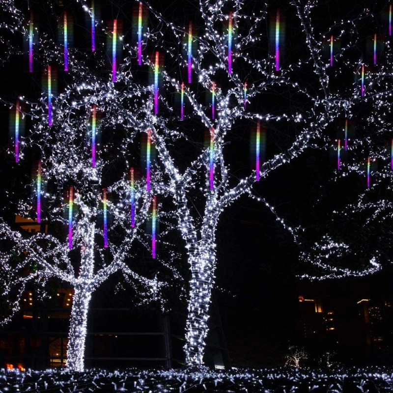 Vonkajšie LED osvetlenie Cencúle, multicolor, 210 cm